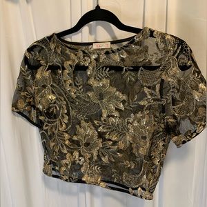 Boutique brand evening top